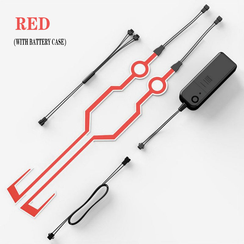 производитель светодиодной ленты для шлема в наличии 5В перезаряжаемая лента для шлема