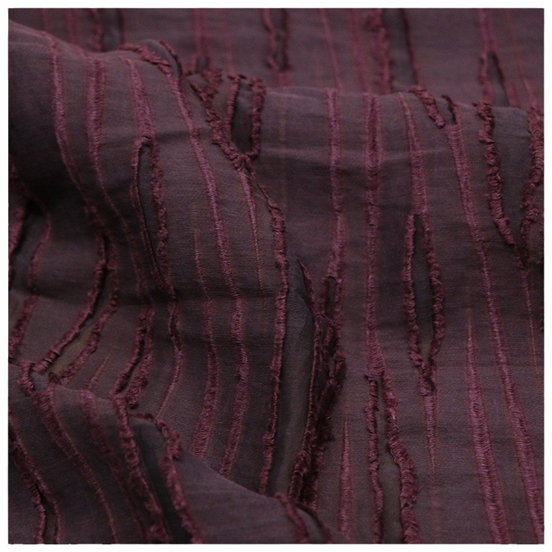 Silk Linen Cut Flower Silk Old Material Dulo Fabric Vintage Silk Non-Legacy Fragrant Cloud Yarn Hanfu Niche Designer Fabric