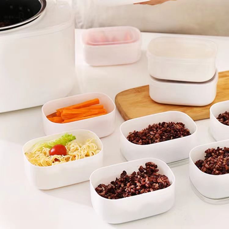 Brown rice sub-packaging frozen boxed multi-grain lunch box fat-reducing meal quantitative small lunch box crisper refrigerator storage box