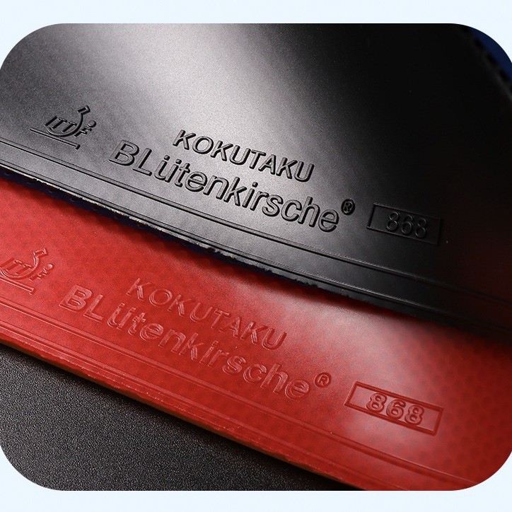 KOKUTAKU Hercules New Table Tennis Paddle Rubber Double-sided Reverse Glue Ring Fast Attack Backlight Table Tennis Set Glue