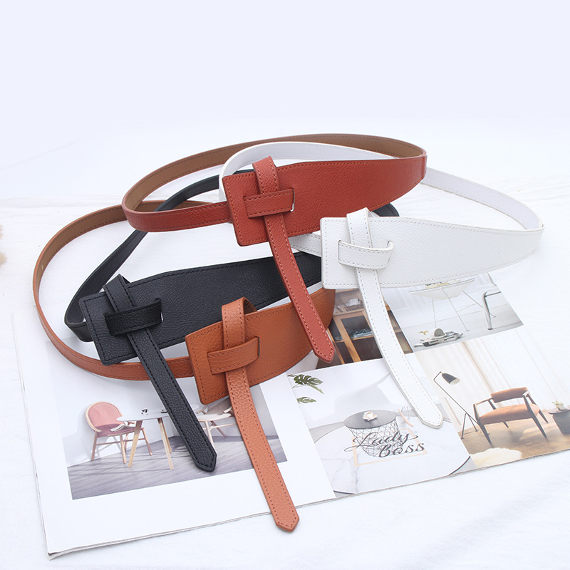 Waist Seal Women's Decorative Sweater Suit Wide Belt Outer Wearing Overcoat Matching Dress Waisted All-match Belt Women's Wide