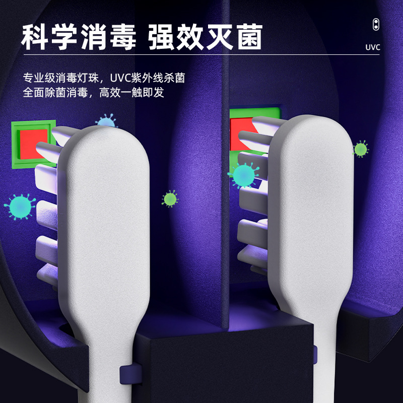 Intelligent Induction Automatic Opening and Closing Toothbrush Disinfection Box Toothbrush Sterilizer Uv Toothbrush Disinfection Sterilization Wall Hanging