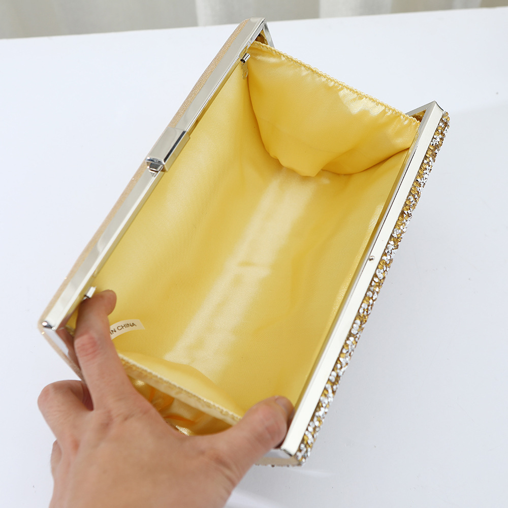 Cross-border bag women's diamond-encrusted matte dinner bag fashion socialite banquet handbag high-end ladies bag wholesale