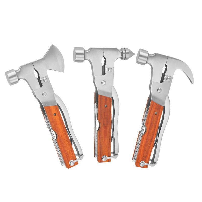Outdoor Multifunctional Ax Portable Car Tool Camping Tent Hammer Household Camping Emergency Life-Saving Hammer
