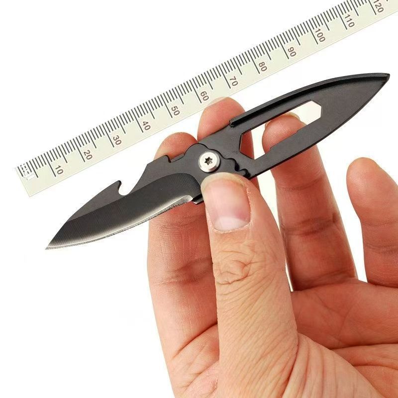 Portable Foldableing Fruit Knife Outdoor Edc Gadget Knife Bottle Opener Keychain Knife Foldableable Portable