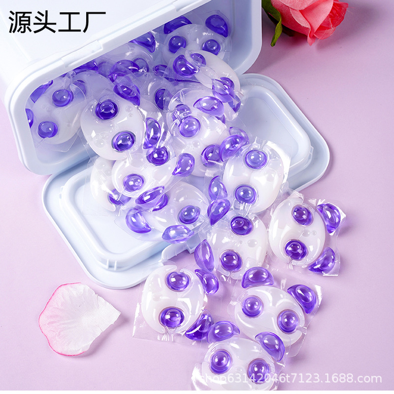 Five-chamber panda laundry beads cross-border clean lasting fragrance decontamination pliant source manufacturers