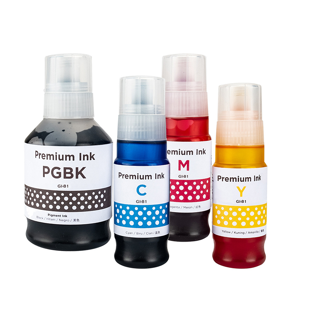 Zhongrun Cross-Border Compatible with Canon Wholesale Gi11 21 Gi31 Gi41 Gi51 61 Gi71 Gi81 Ink