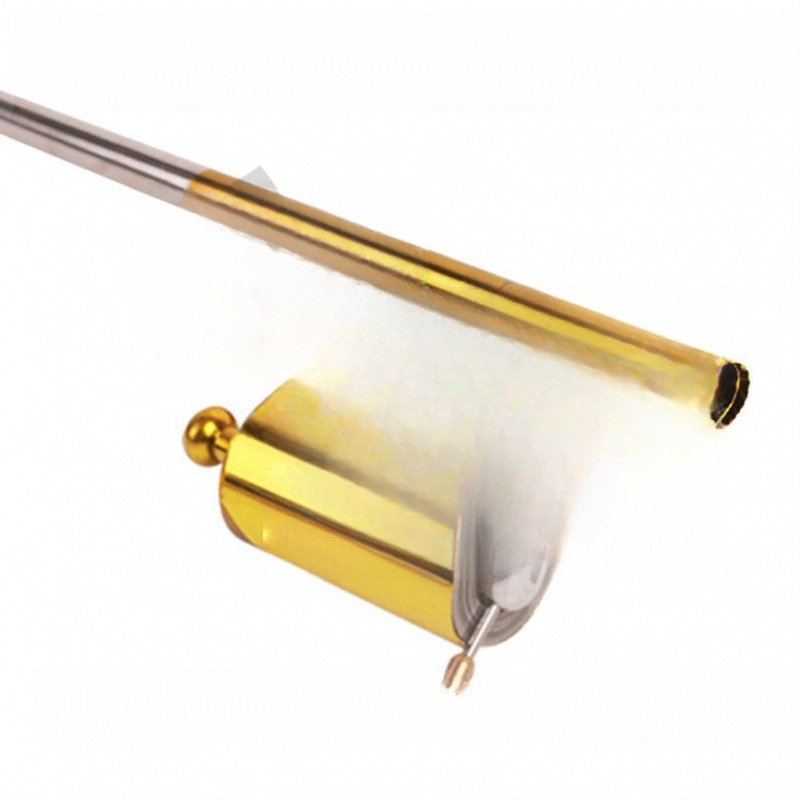 Steel Wand Metal Children's Magic Wand Props Steel Rod Shrink Rod Gold Hoop Rod Telescopic Magic Wand in Stock