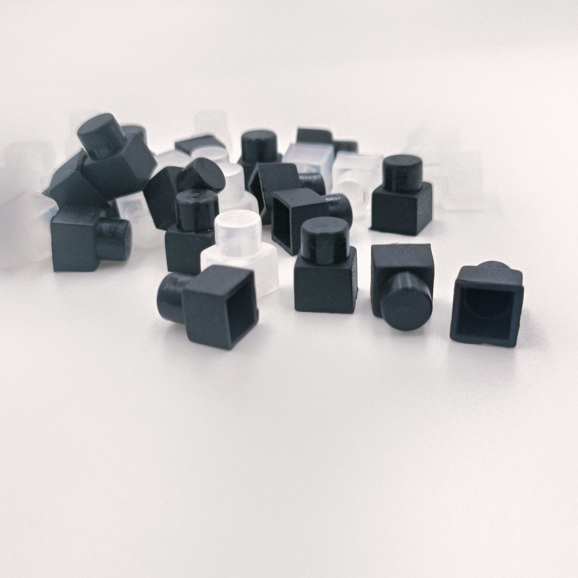 Solar Battery Box Aperture 6MM Square Direct Hand Silicone Rubber Power Switch Cap Dustproof and Waterproof Cap Key Cap