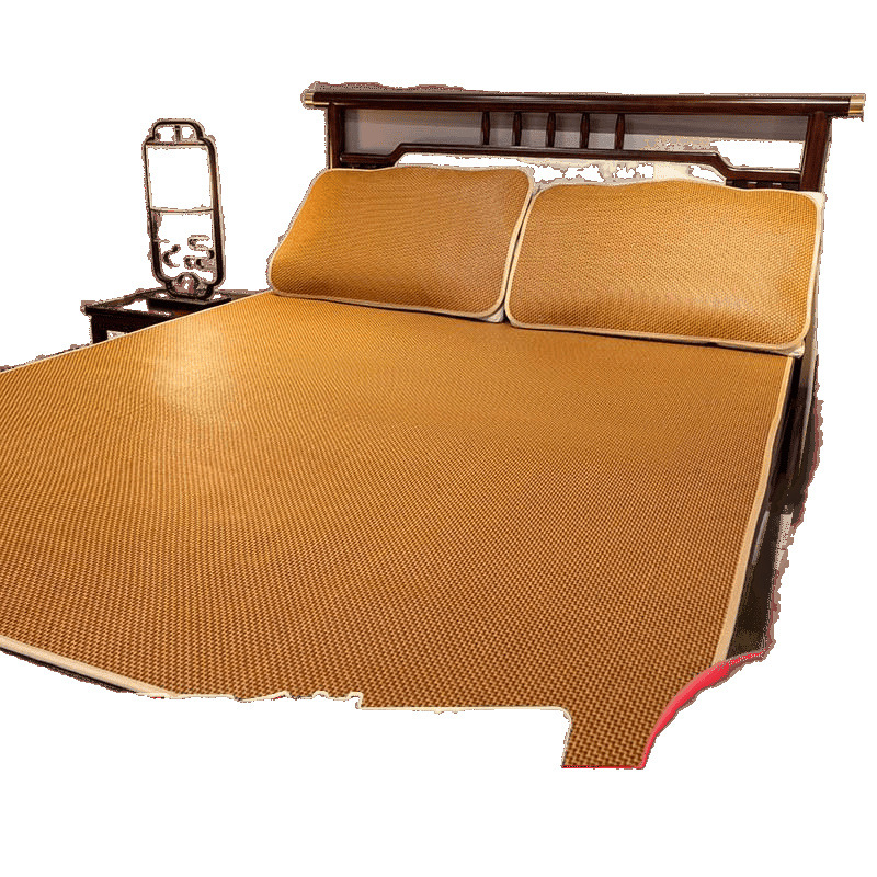 Rattan Mat, Ice Silk Mat, Household Mother and Baby Mat 1.5m / 1.8m Straw Mat Dormitory Foldableing Mattress 0.9m