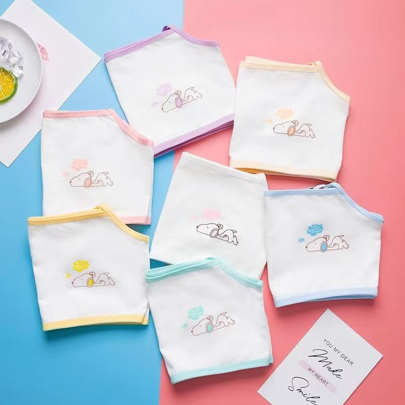 Manufacturers in stock girls small vest girls junior high school students pupils' developmental underwear comfortable breathable tube top