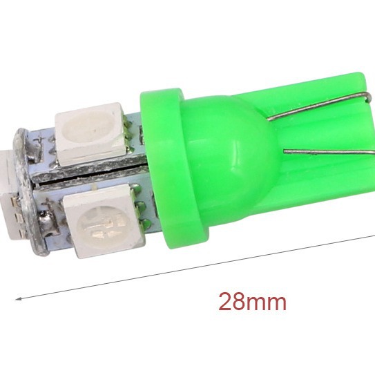 Car bulb T10 5050 5smd 5W5 indicator wide light license plate light motorcycle steering LED 12V car light 3 cores