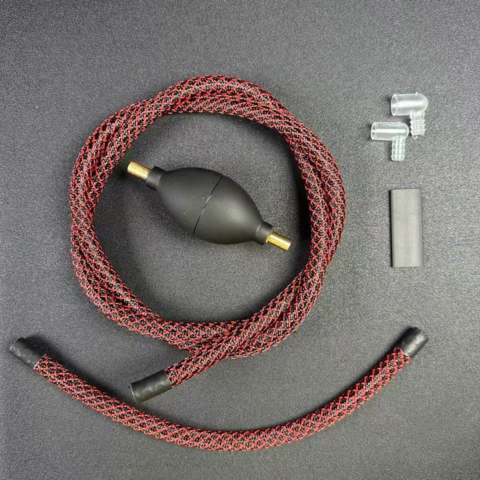 Woven Coffee Table Drain Pipe Anti-Scalding with Suction Ball Tea Table Tea Table Drain Hose and Accessories Tea Table Suction Pipe