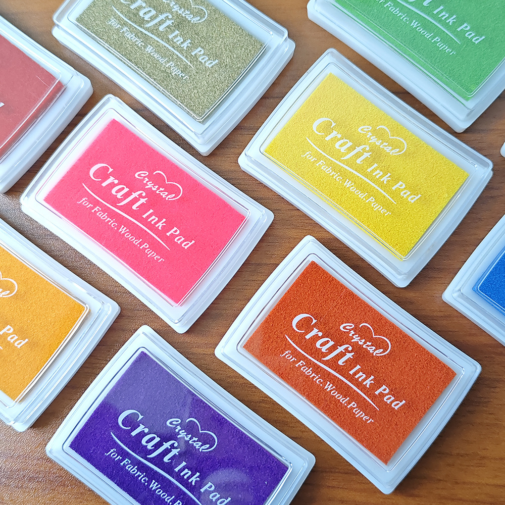 16-цветная подушка для отпечатков пальцев, для детского рисования, подушка для печати с отпечатками рук