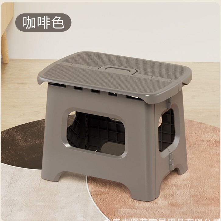 Folding Stool for Adults, Thickened Plastic Portable Low Stool, Children's Small Bench, Outdoor Camping Portable Fishing Stool