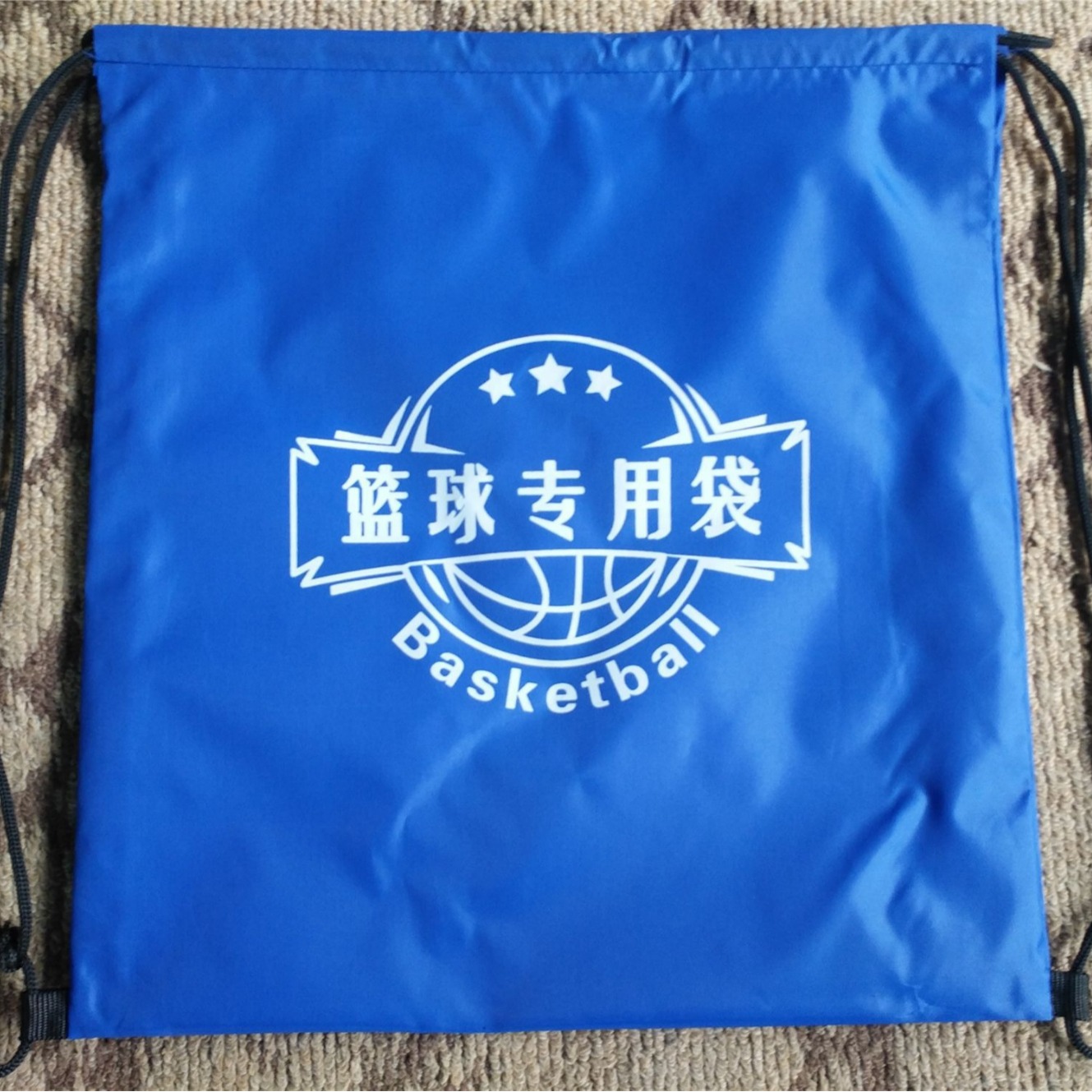 Shoulder drawstring basketball bag football bag half tennis bag student training storage bag can be set in various sizes