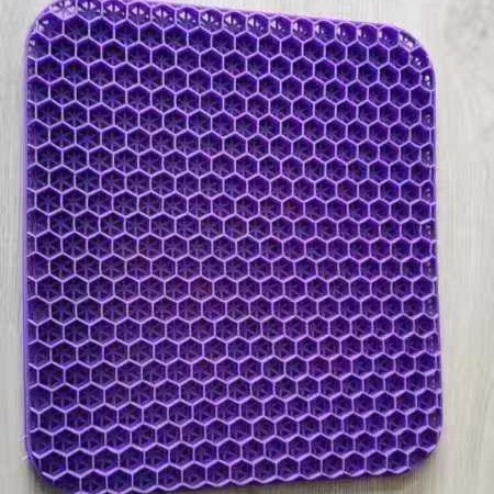 Summer Breathable Ice Mat Honeycomb Gel Cushion Car Seat Soft Ice Mat Office Home Stool Butt Cool Mat