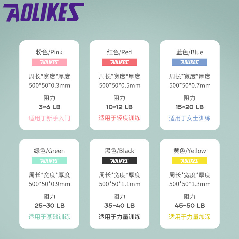 Tension band elastic band yoga fitness tension ring plastic leg core exercise strength rehabilitation training ring resistance ring