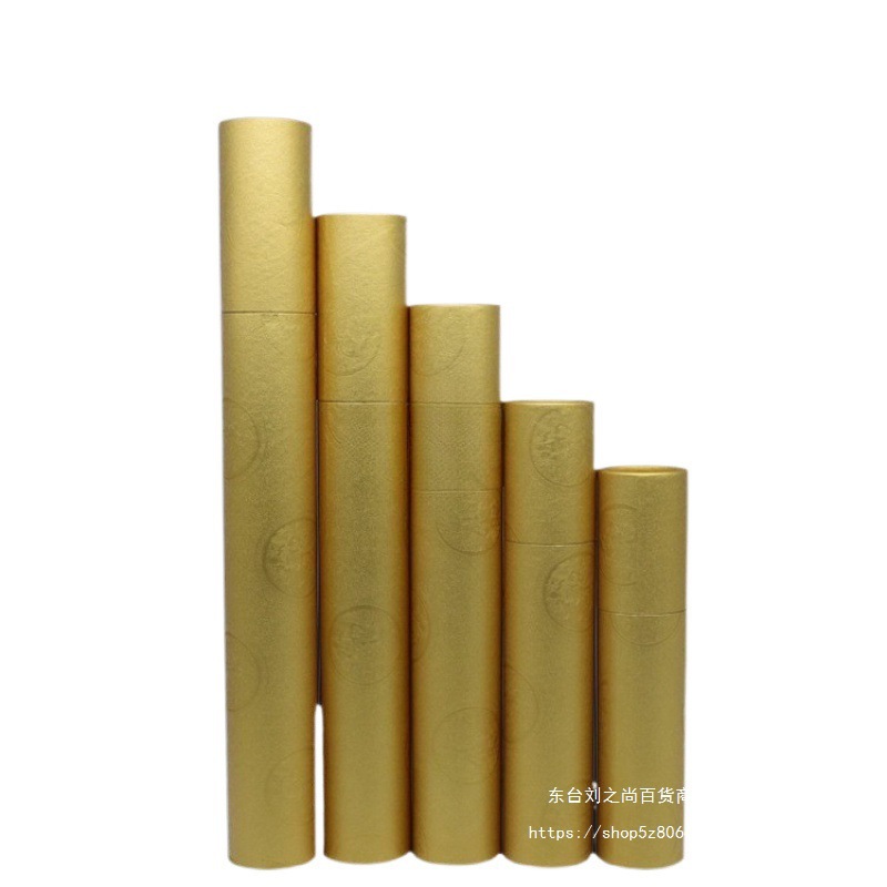 Photo Tube Antique Store Antique Store Packaging Tube Storage Bucket Carton Photo Box Paper Tube with Lid Party Picture Pile