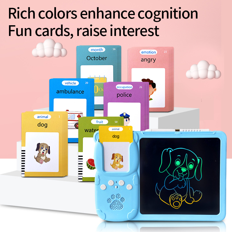 Cross-border children's LCD handwriting board Amazon card painting machine card graffiti drawing board puzzle all-in-one machine