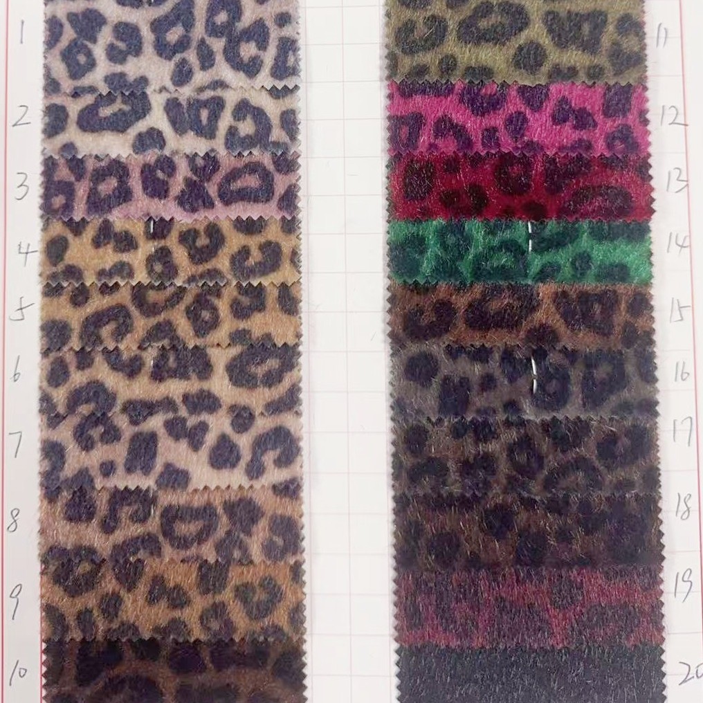 Horse Hair Animal Print Leopard Print Laminated Bags, Shoe Materials, Belts, Clothing, Leather Fabrics, Soft Ready-Made Wholesale