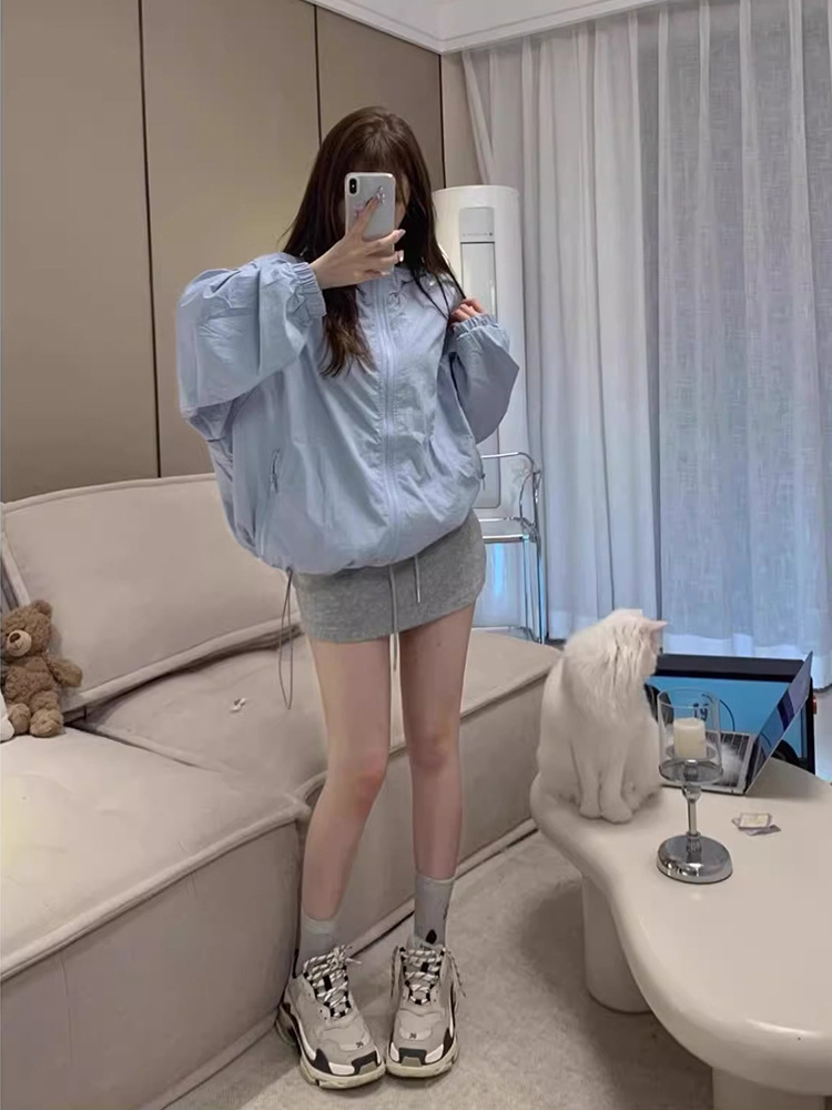 Pregnant Women's Short Skirt Spring and Summer New Style Outer Wear High Waist Abdomen-supporting A- line Hip Skirt Anti-running Light Slimming Skirt for Small Women