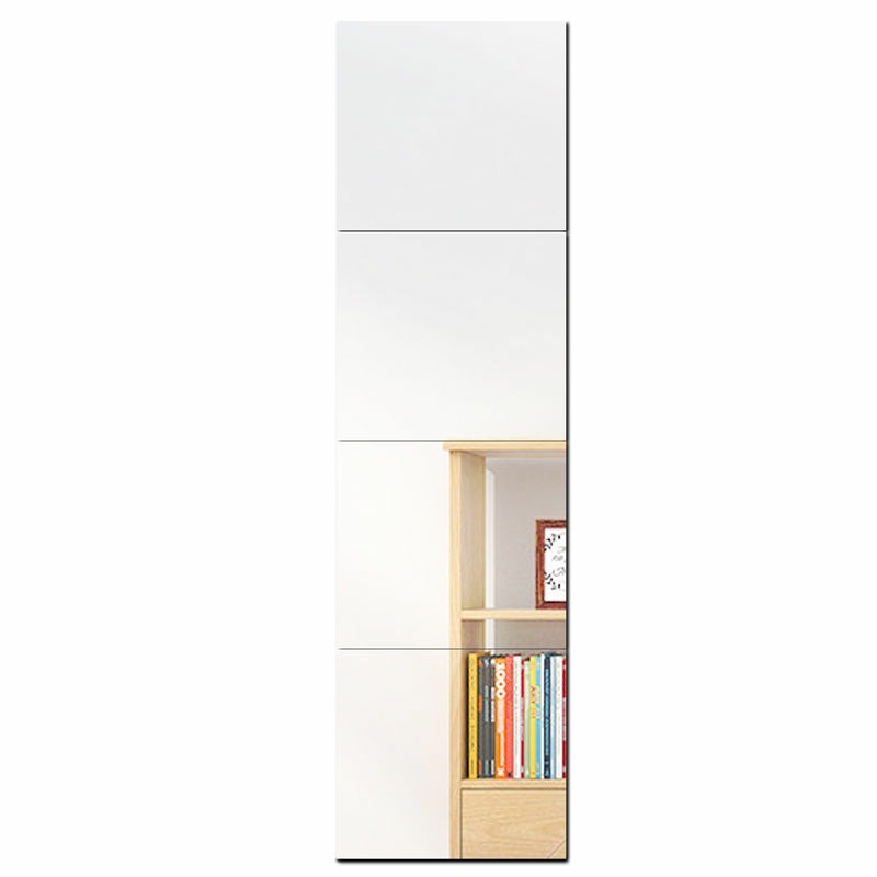 Amazon Full-Body Mirror Full-Length Mirror Frameless Self-Adhesive Glass Splicing Full-Body High-Definition Mirror Home Dance Mirror