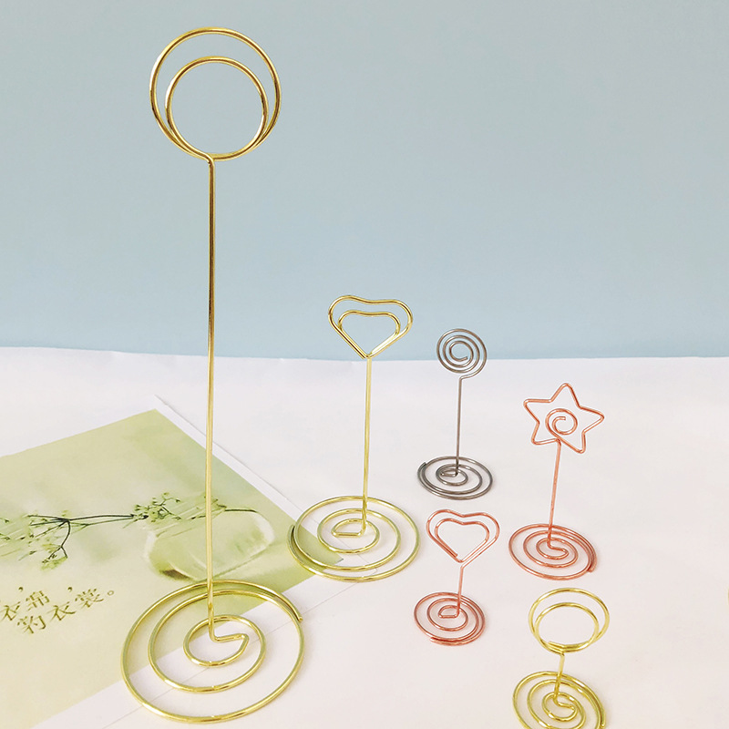 Cross-Border Peacock Round Note Holder Desktop Business Card Holder Love Message Holder Creative Heart-Shaped Seat Holder Ready for Sale