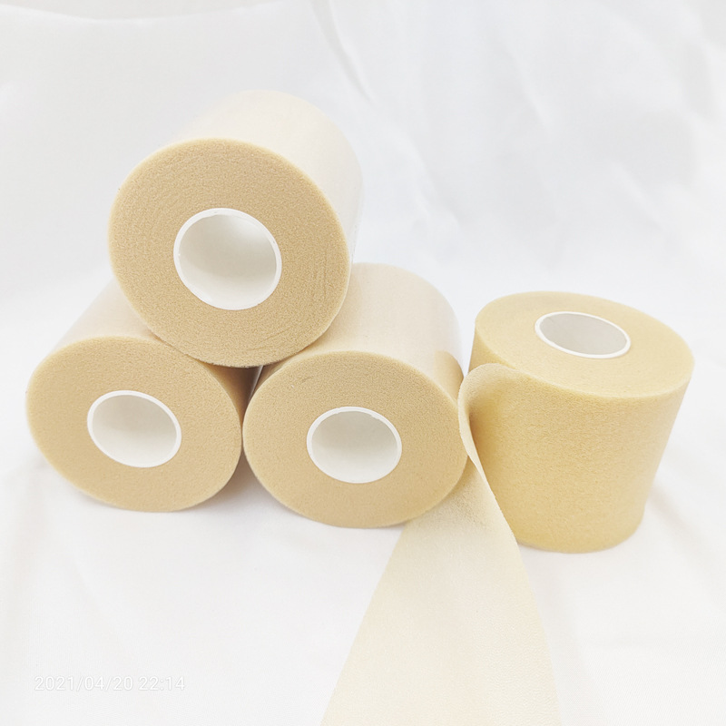 Sports skin membrane protection fixed support foot pressure combination wrist guard foot guard tooth edge adhesive tape white patch non-elastic