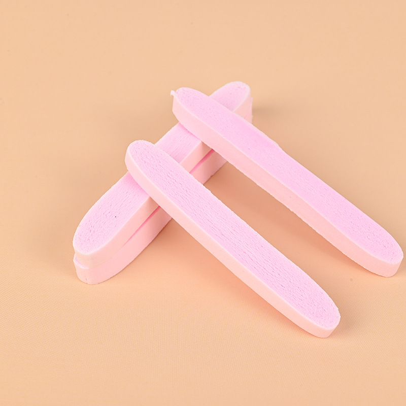 Factory Direct Portable Compressed Facial Cleansing Sponge Single Strip Sponge Face Sponge Expands When Soaked in Water and Becomes Round Compressed Sponge