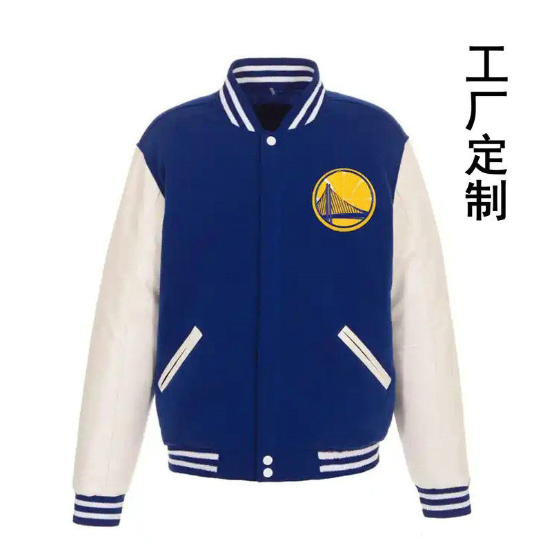 Factory Korean Embroidered Quilted Baseball Uniforms Student Autumn and Winter School Uniform Jackets Cardigan Coats Custom-Made Embroidery