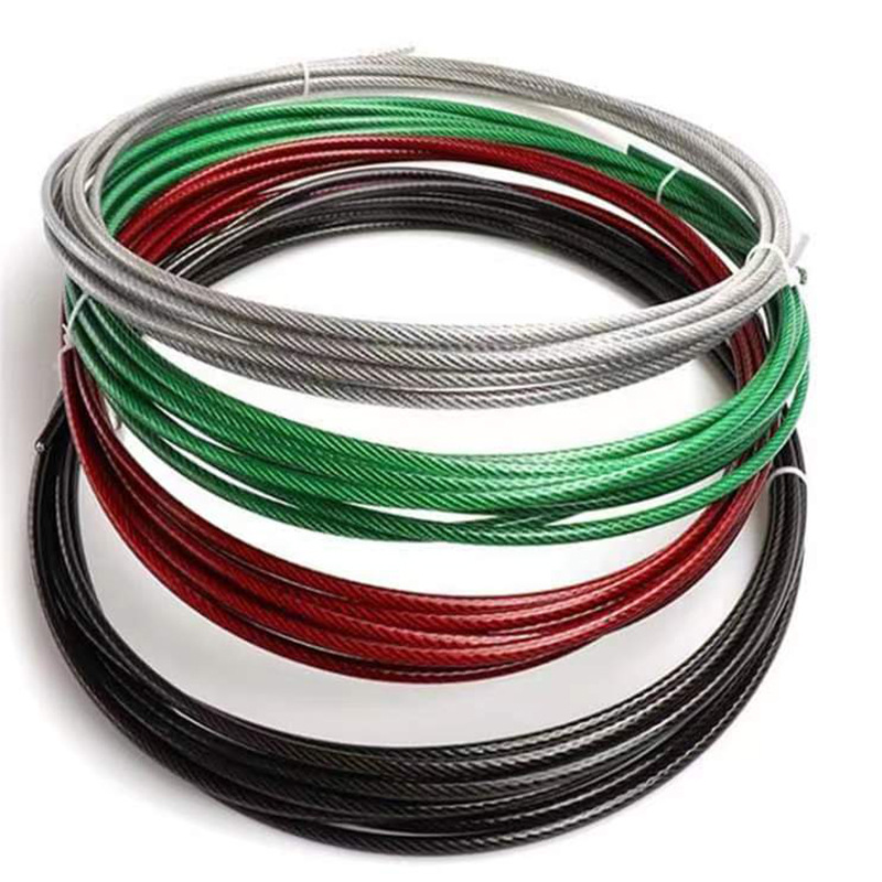 Pe\Pa\Pvc Stainless Steel Galvanized Plastic-Coated Steel Wire Rope 1.0~12mm Wear-Resistant, High Temperature Resistant and Rust-Proof