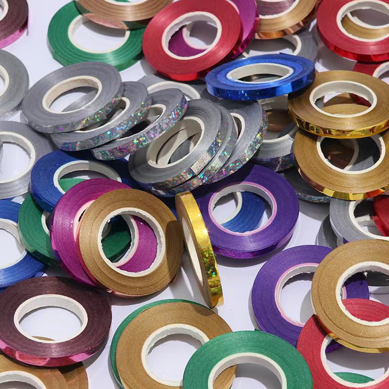 Прямые поставки 10 м лазерной ленты для шаров свадебная лента с привязкой