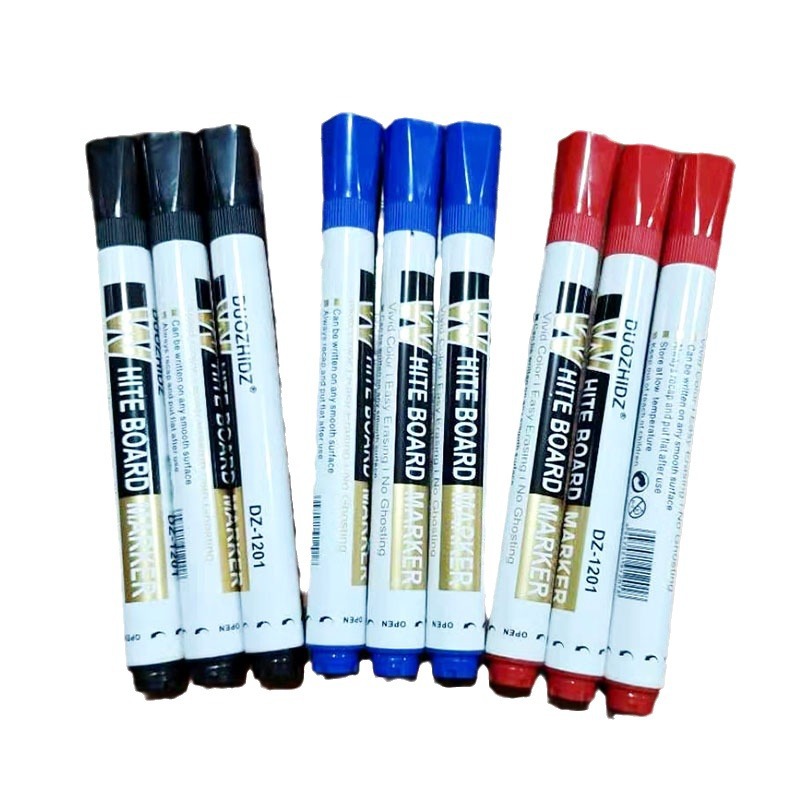 European standard pen holder full English easy to wipe whiteboard pen writing erasable office use cross-border quality good Yiwu supply