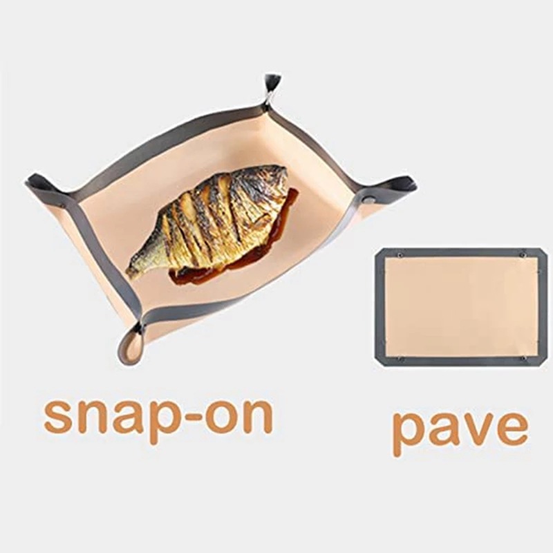 Customized Popular Food Grade Silicone Buckle Anti-Spill Baking Oven Baking Mat Silicone Buckle Baking Mat