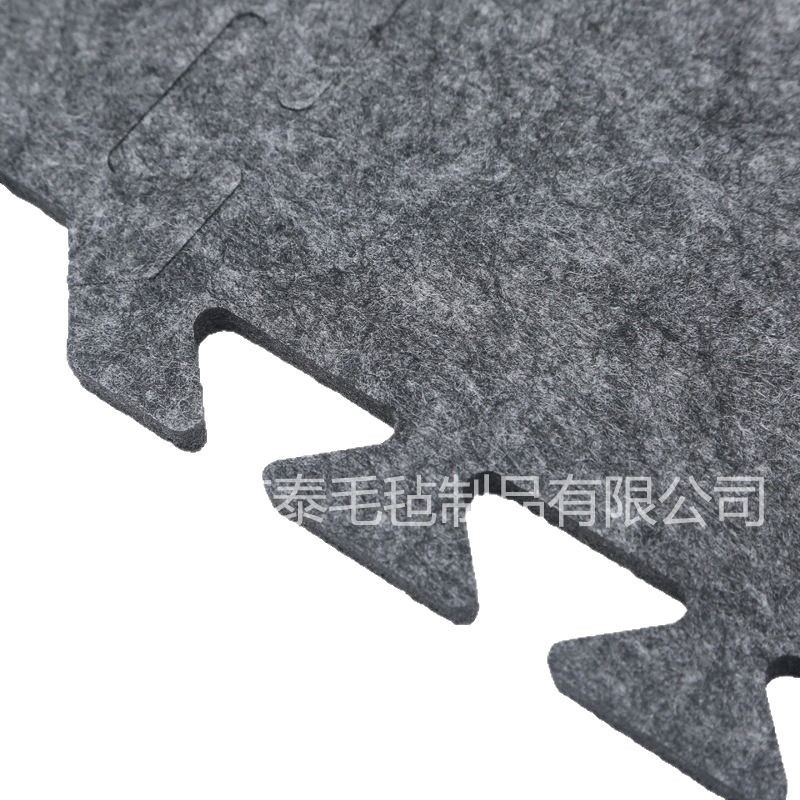 Cross-border thickened sound-absorbing interlocking felt mat piano mat drum chamber non-slip mat gym floor polyester fiberboard