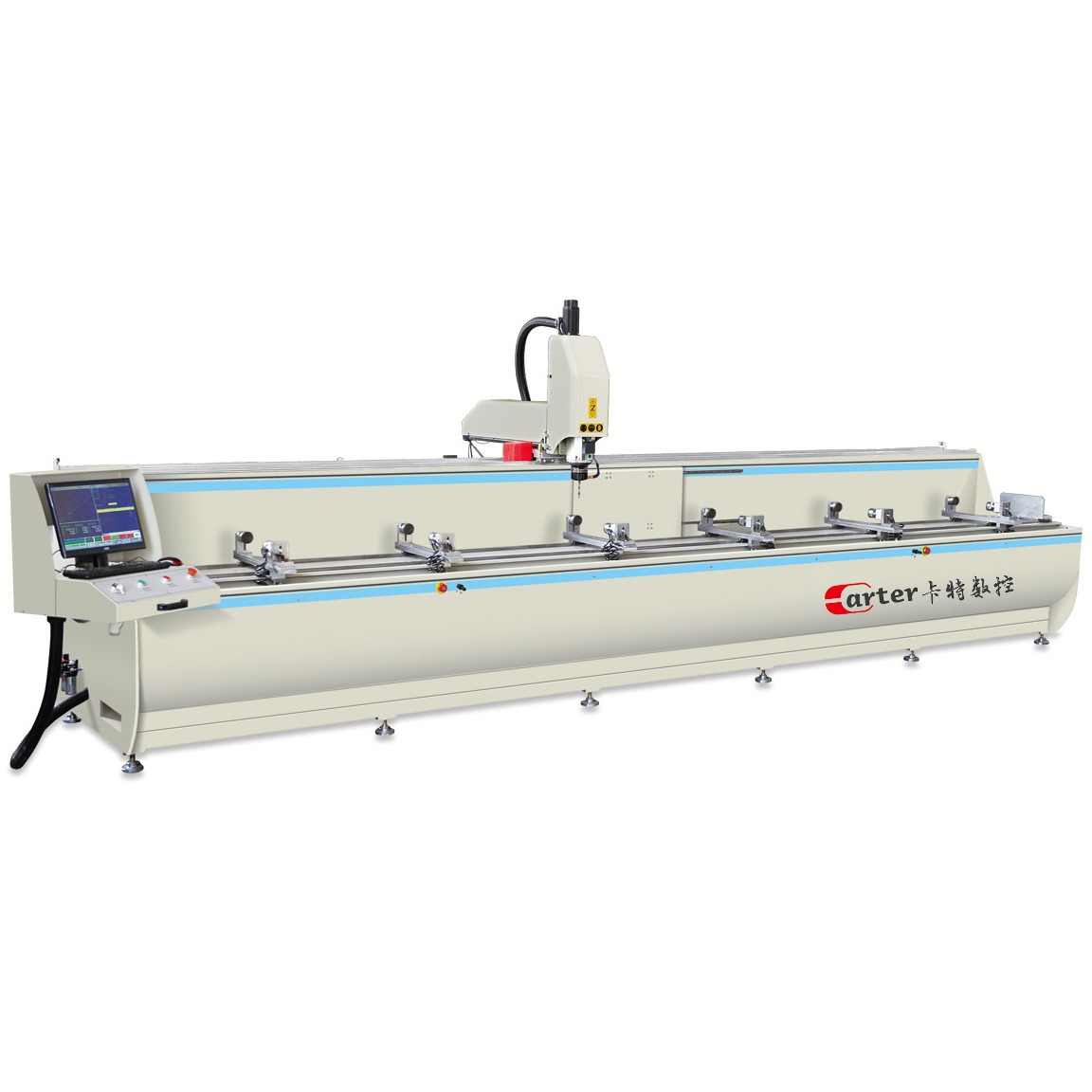 Processing and Customizing a Complete Set of Broken Bridge Aluminum Door and Window Processing Equipment, Aluminum Curtain Wall, Aluminum Alloy Profile, Cnc Drilling and Milling Machine