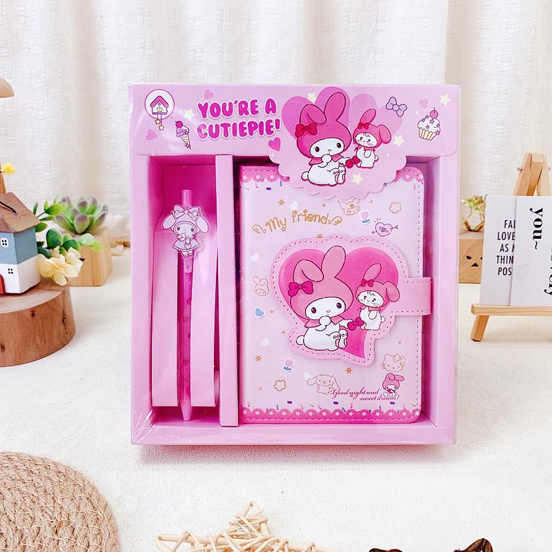 Hand Account Book Set Hand Account Gift Box Cute Primary School Student Gift Notebook Children's Creative Stationery Set Gift Bag