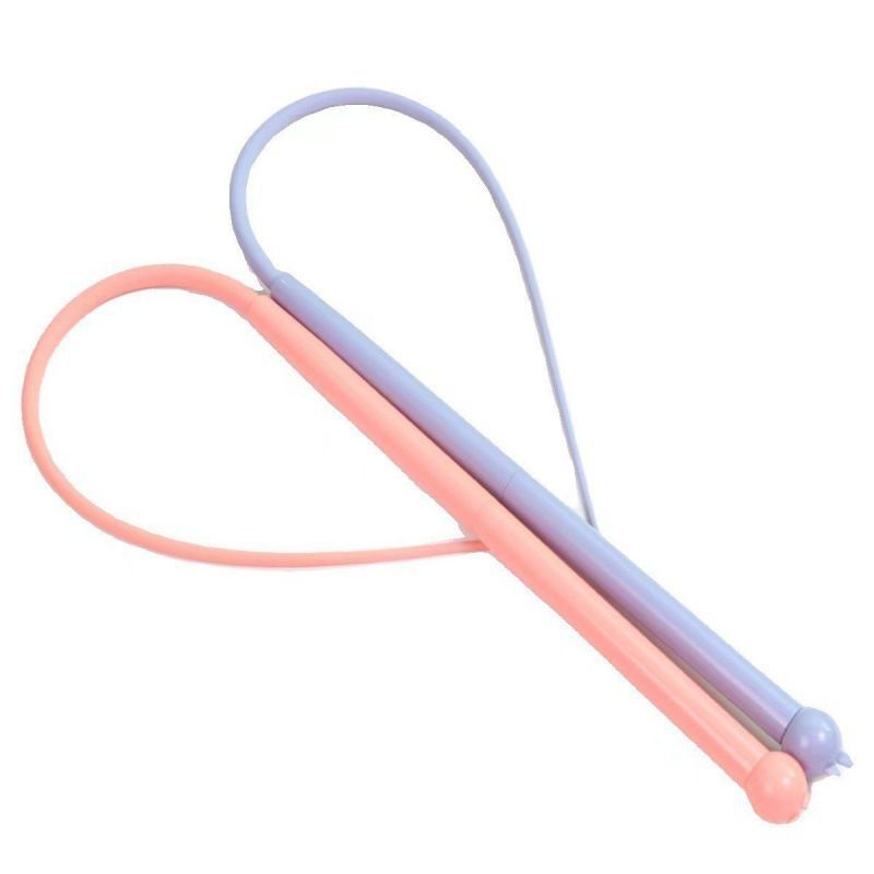 Mouse Tail Cat Teasing Stick Silicone Rubber Long Pole Artificial Pet Kitten Cat Teasing Stick Kitten Toy Self-Pleasure to Relieve Boredom