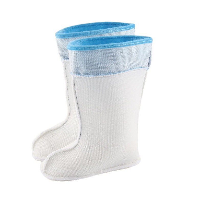 Children's rain boots liner warm cotton set rain boots liner plus velvet matching cute little hedgehog rain shoes for distribution