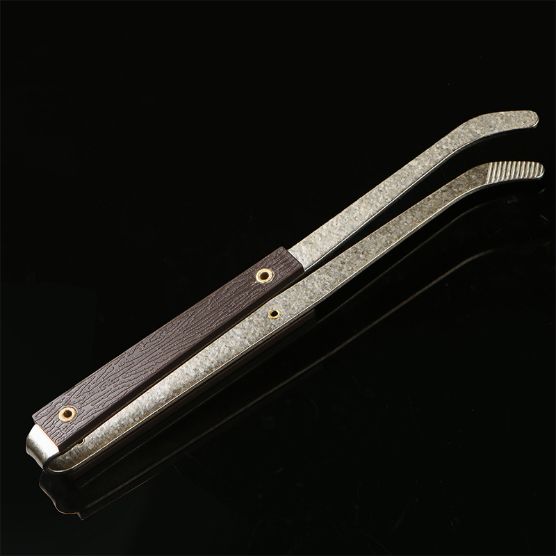 Pure Titanium Crystalline Tea Clip Kung Fu Tea Set Non-Slip Pure Titanium Tea Non-Slip High-Grade Tea Cup Clip Tea Clip Tea Tweezers