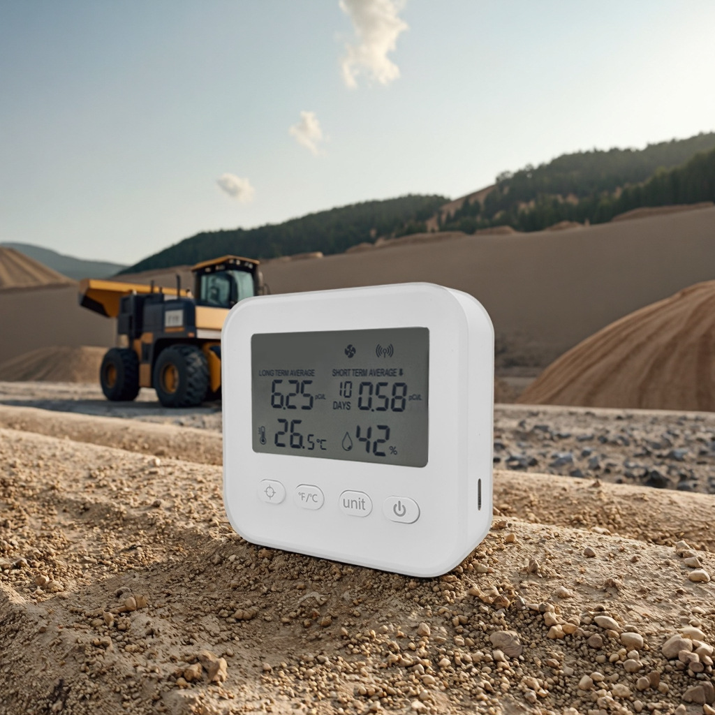 Dingmeng new mini radon detector battery factory direct overseas trade delivery does not match the battery