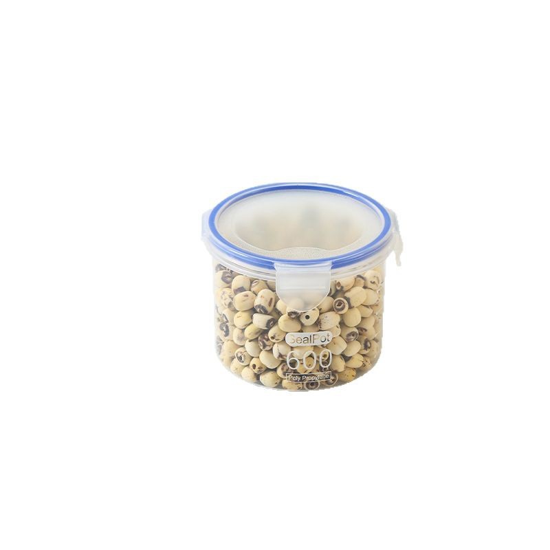 2 Sealed Large Transparent Plastic Sealed Jar Milk Powder Jar Food Jar Kitchen Grain Storage Box Storage Jar