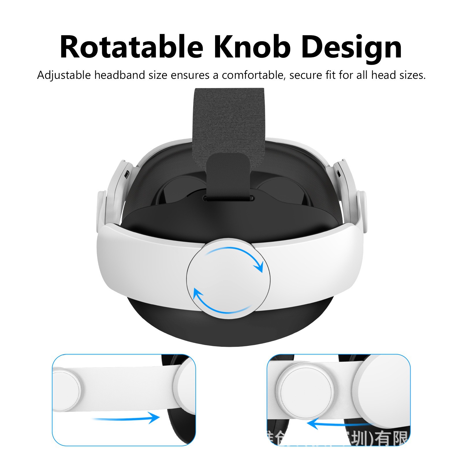 Meta Quest 3S Replacement Elite Headband Upgraded Comfortable and Adjustable Convenient Decompression Headband