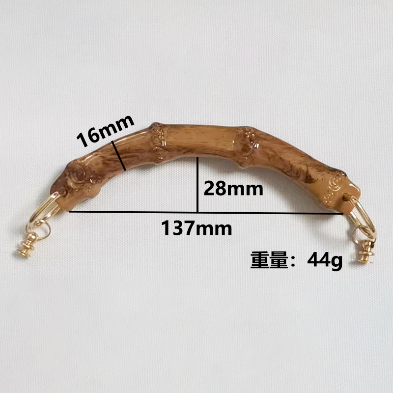 Popular DIY Bamboo Handles Dragon Boat Festival and Mid-Autumn Festival Straight Bamboo Handles Gift Box Handles Plastic Bamboo Handles