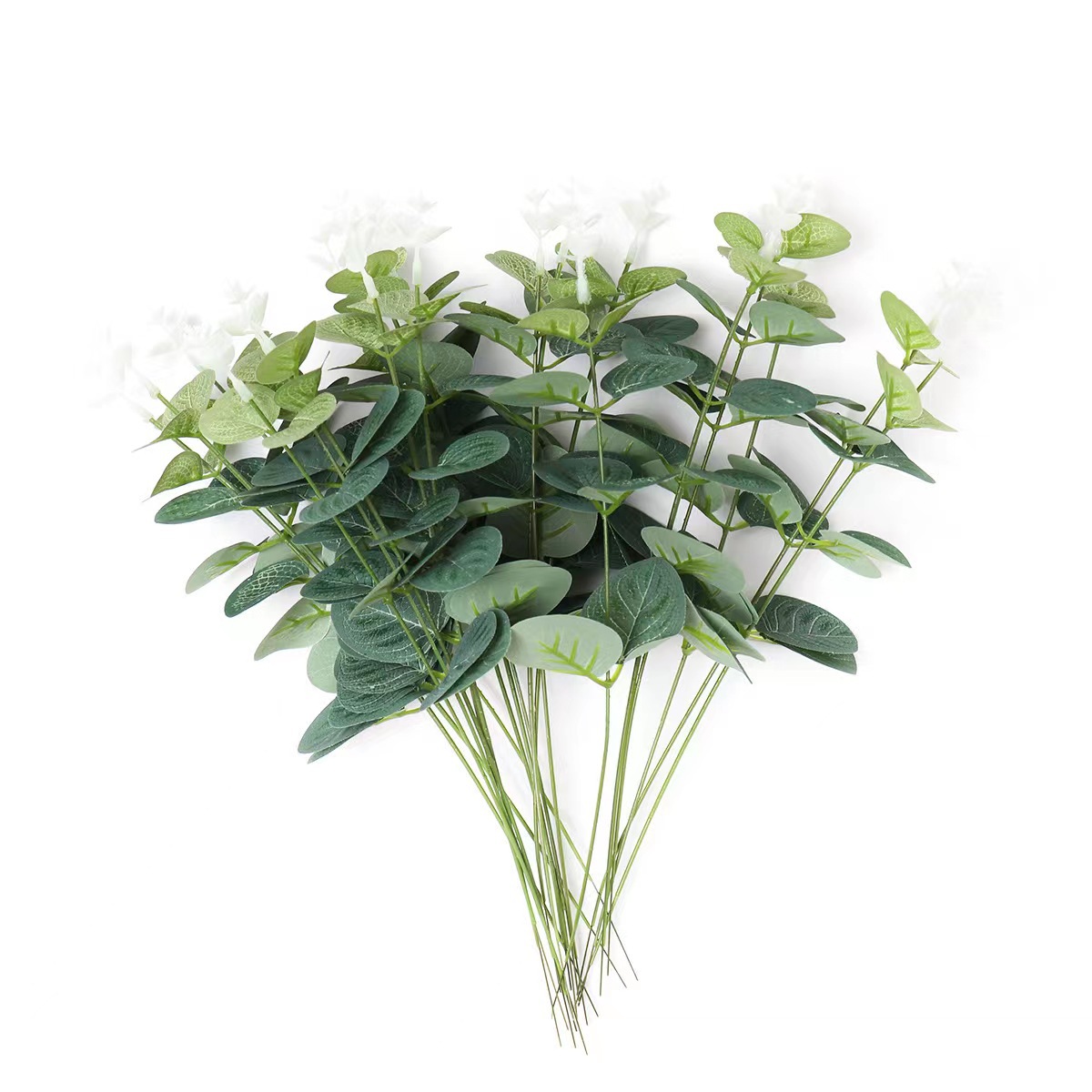 Simulation Single Money Leaf Eucalyptus Leaf ins Mori Wedding Flower Arrange Accessories Flower Arrange Decorative Leaf