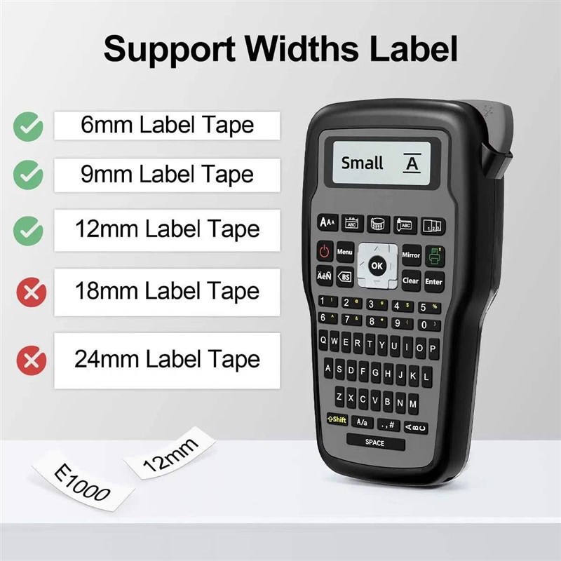 Label Maker Printer E1000Pro Label Machine Label Tape 231 Bl