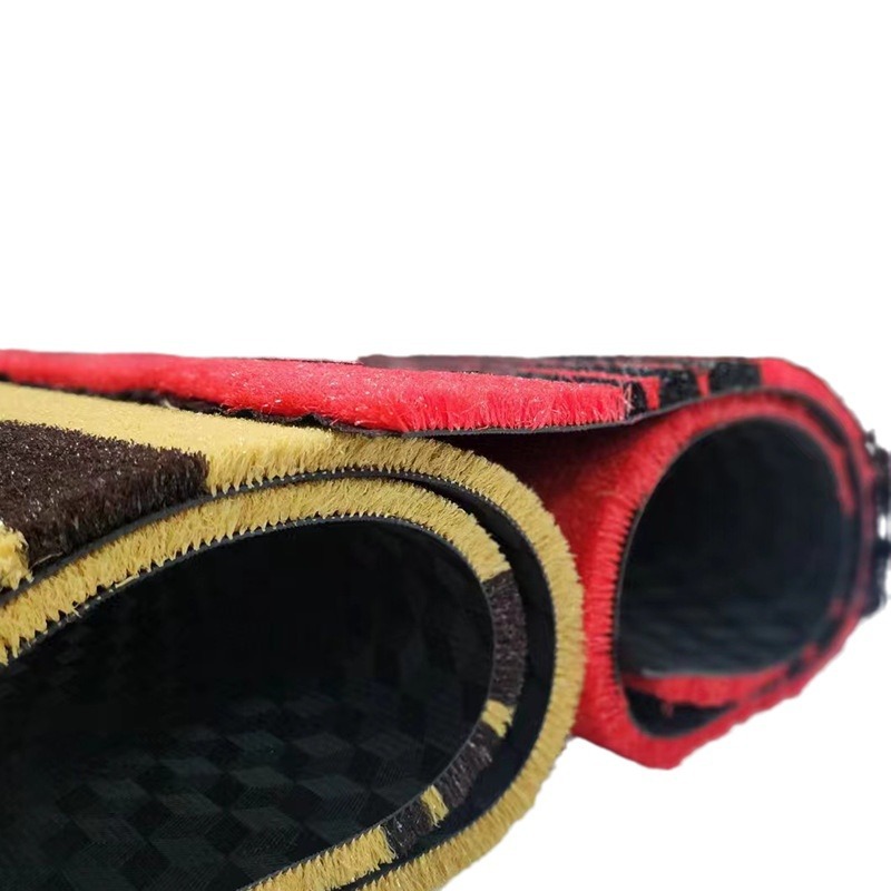Factory supply car special foot mat fully surrounded by wheat fiber quick-drying blanket foot mat thickened cutting