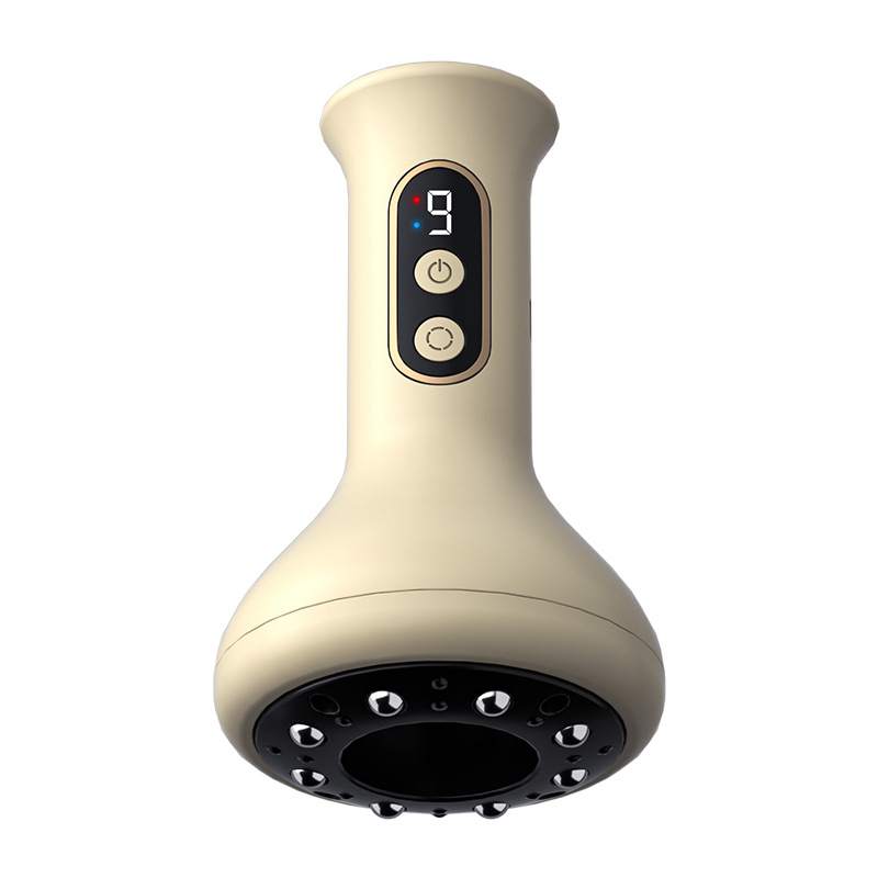 Xinbailu Cross-Border Intelligent Electric Cupping Device Home Charging Massage Negative Pressure Hot Compress Meridian Cupping Scraping Device
