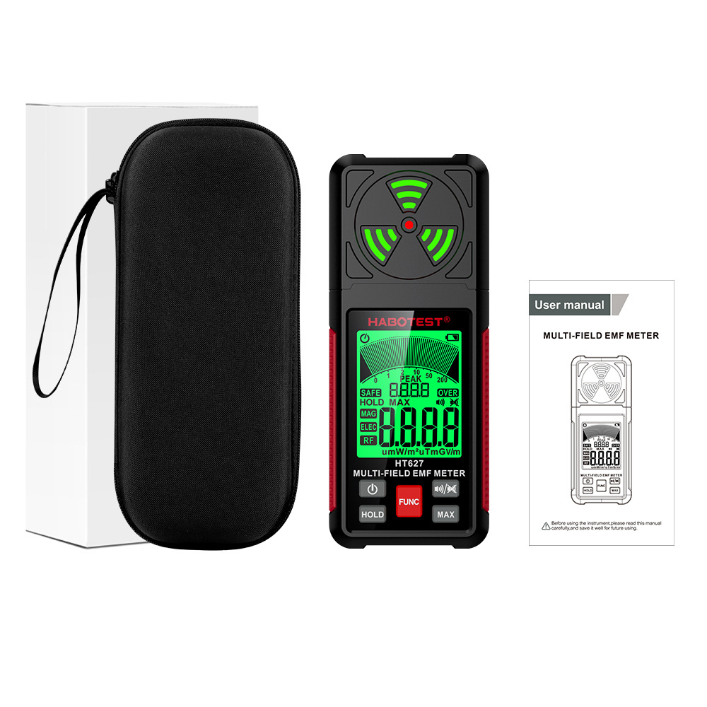 Habotest Factory Store Ht627 Electromagnetic Radiation Detector Electric Field Electromagnetic Wave Electrical Off-Radiation Detector
